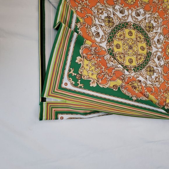 Maggie Sweet Women's Multicolor Medallion Print Long Sleeve Tunic Top Size Large - Picture 5 of 10